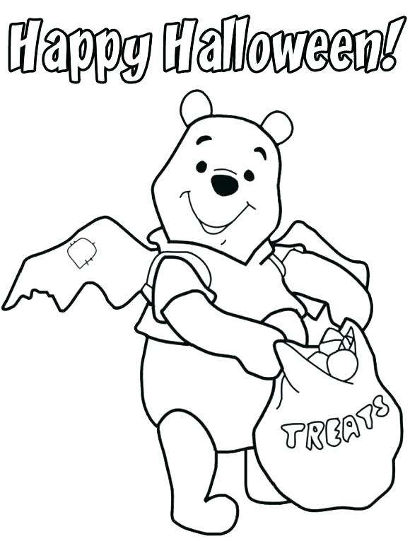 580x765 Cute Halloween Coloring Pages Printable