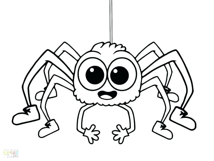 728x546 Cute Halloween Coloring Pages Printable Spider Coloring Pages Cute