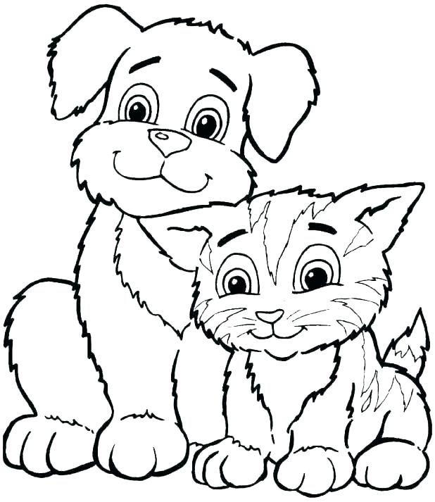 618x713 Coloring Pages Cute Animals Coloring Pages Of Animals And Their