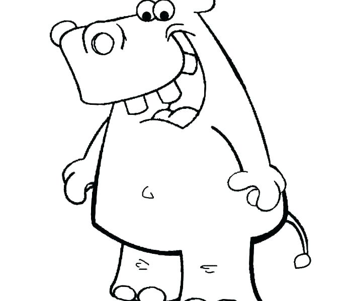 678x600 Hippo Coloring Pages Free Cute Hippo Coloring Pages Baby Printable