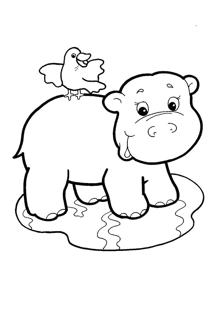 678x1024 Hippopotamus Coloring Pages Hippo Coloring Book Hippopotamus