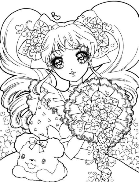 455x596 Luxury Kawaii Japanese Coloring Pages Ideas