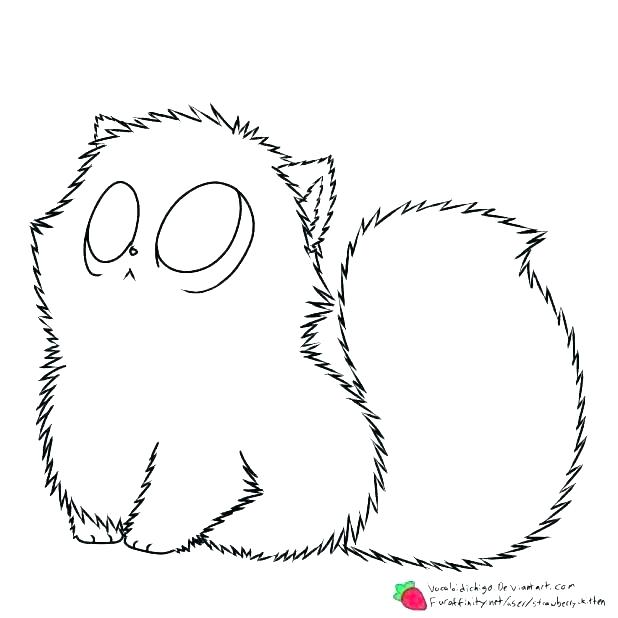 618x618 Coloring Page Kitten
