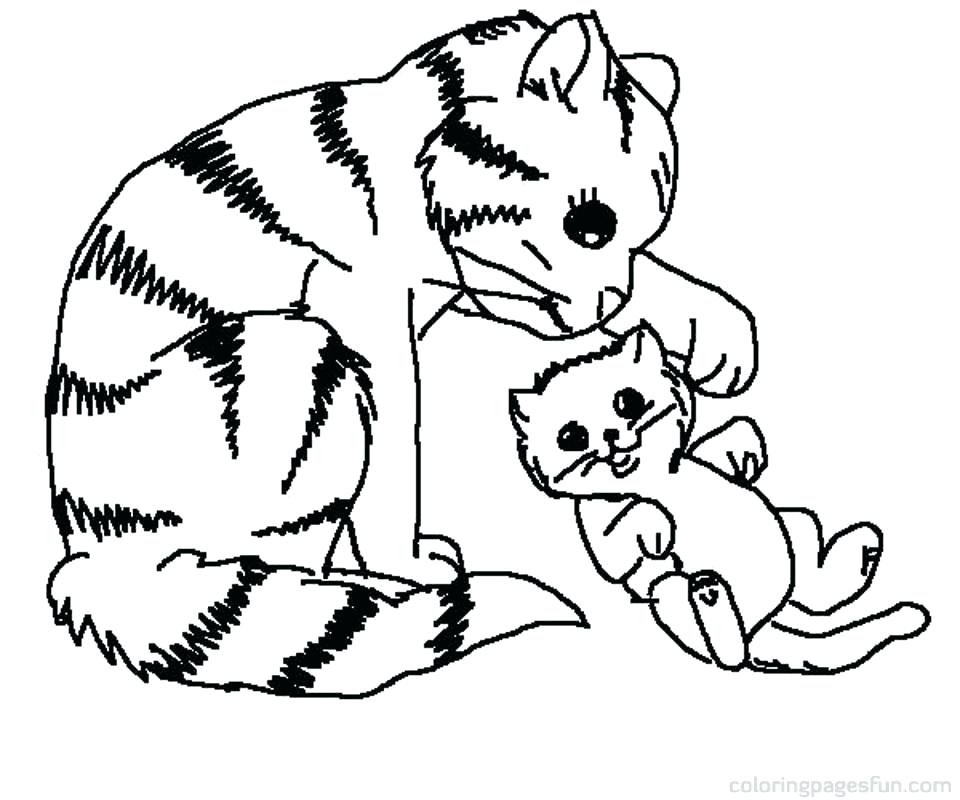 960x800 Printable Kitten Coloring Pages Free Printable Kitten Coloring