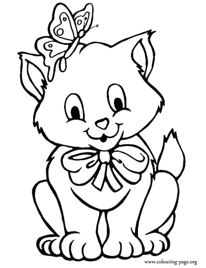700x912 Printable Kitten Coloring Pages Printable Kitten Coloring Pages