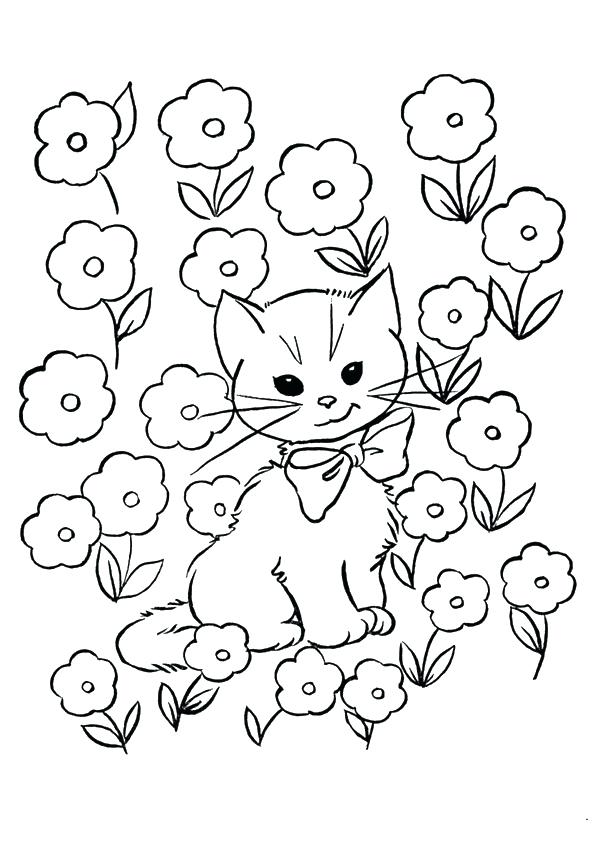 595x842 Sand Cat Kitten Coloring Page Free Printable Coloring Pages Cute