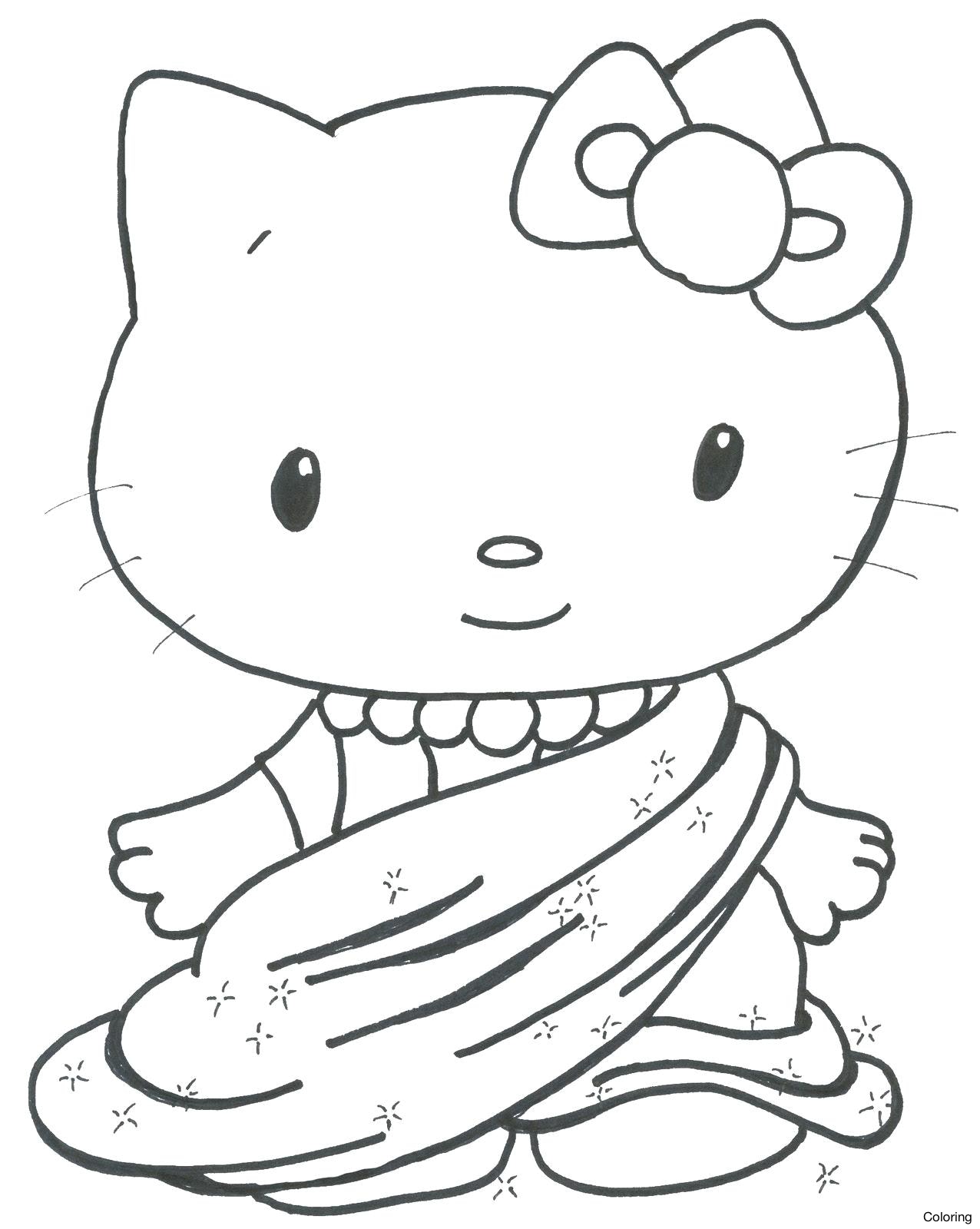 1276x1600 Unconditional Cute Kitten Coloring Pages Of Kittens To Print