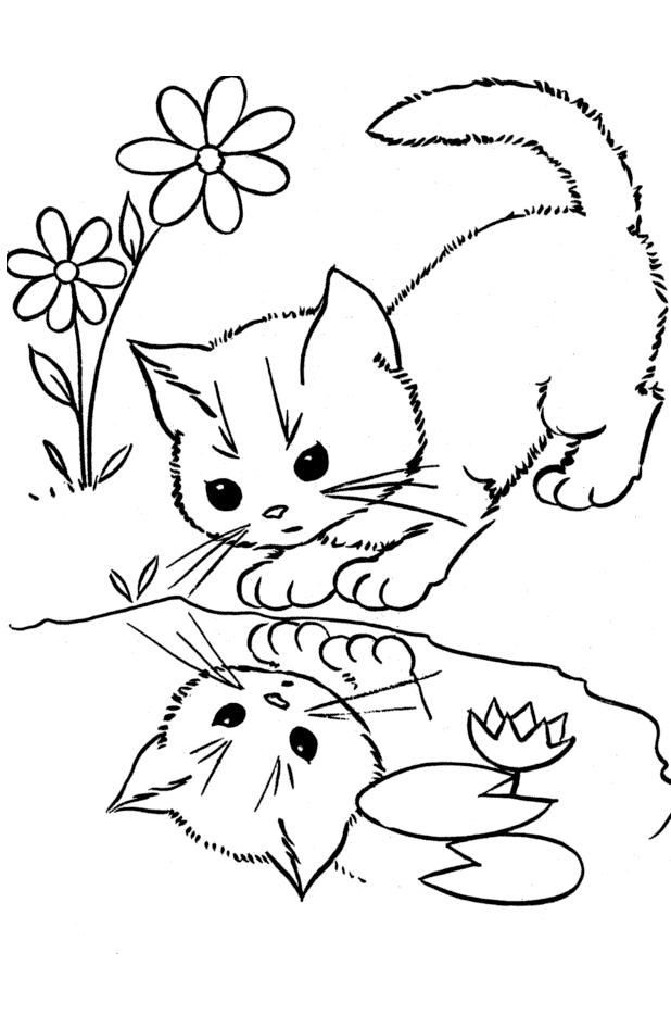 618x946 Cute Kitty Coloring Pages Elegant Top Free Printable Cat
