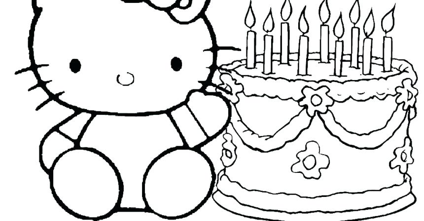 860x450 Happy Birthday Hello Kitty Coloring Pages Photo Of Hello Kitty