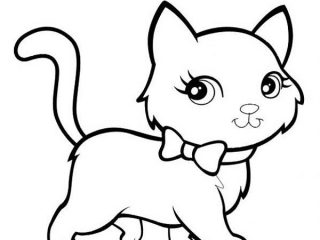 320x240 Colouring Pages Cats Cute Cats Coloring Pages Cute Kitten