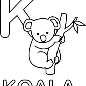 300x300 Koala Coloring Pages Printable Copy Koala Coloring Page Printable