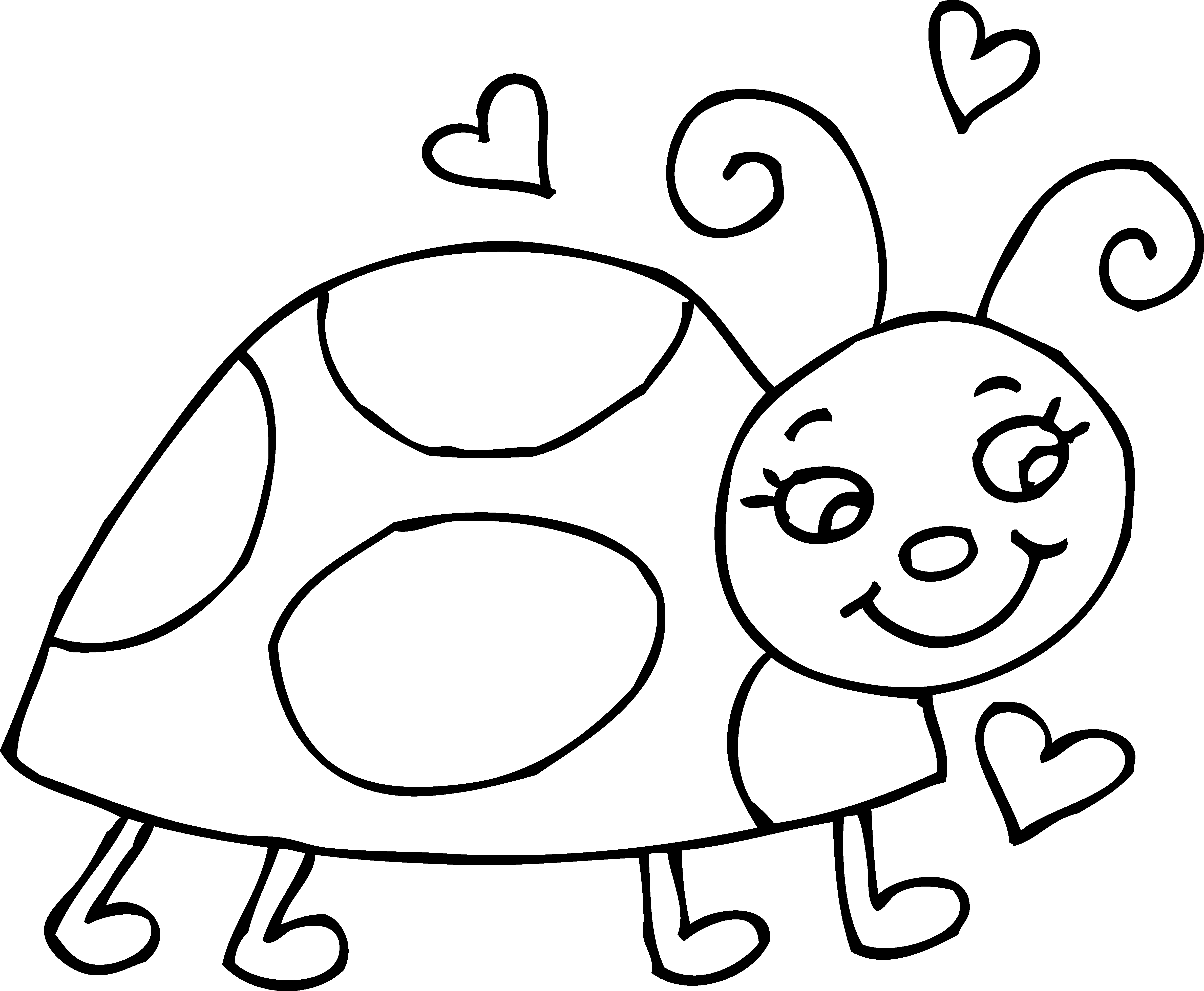 4759x3919 Ladybug Coloring Page Inspirational Line Art Of Cute Ladybug