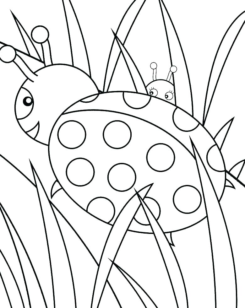 Cute Ladybug Coloring Pages at GetDrawings | Free download