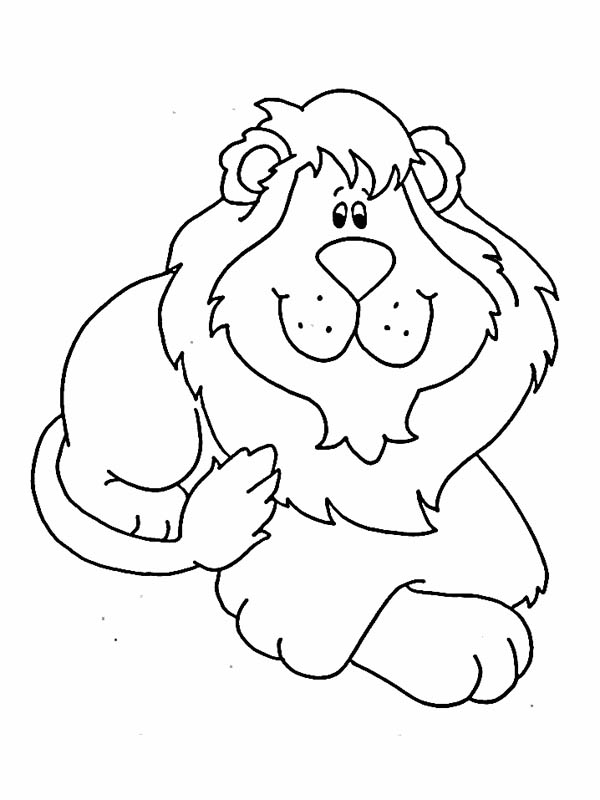 600x800 Cute Lion Doll Coloring Page Color Luna