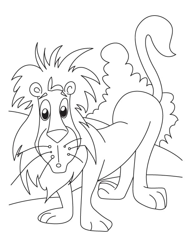 612x792 Lion Face Coloring Pages