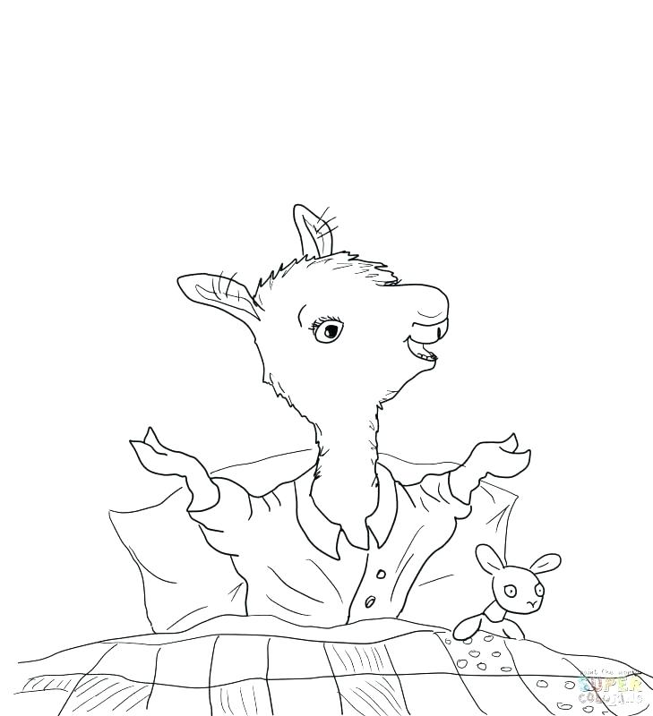 729x800 Llama Coloring Pages Best Coloring Pages Images On Llama