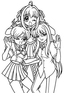 250x362 Manga Coloring Pages Bestofcoloring Com