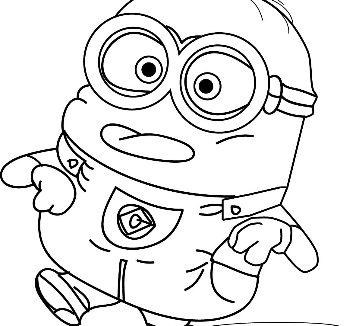 1181x1080 Extraordinary Minions Coloring Pages Cowboy Cartoon Minion Free