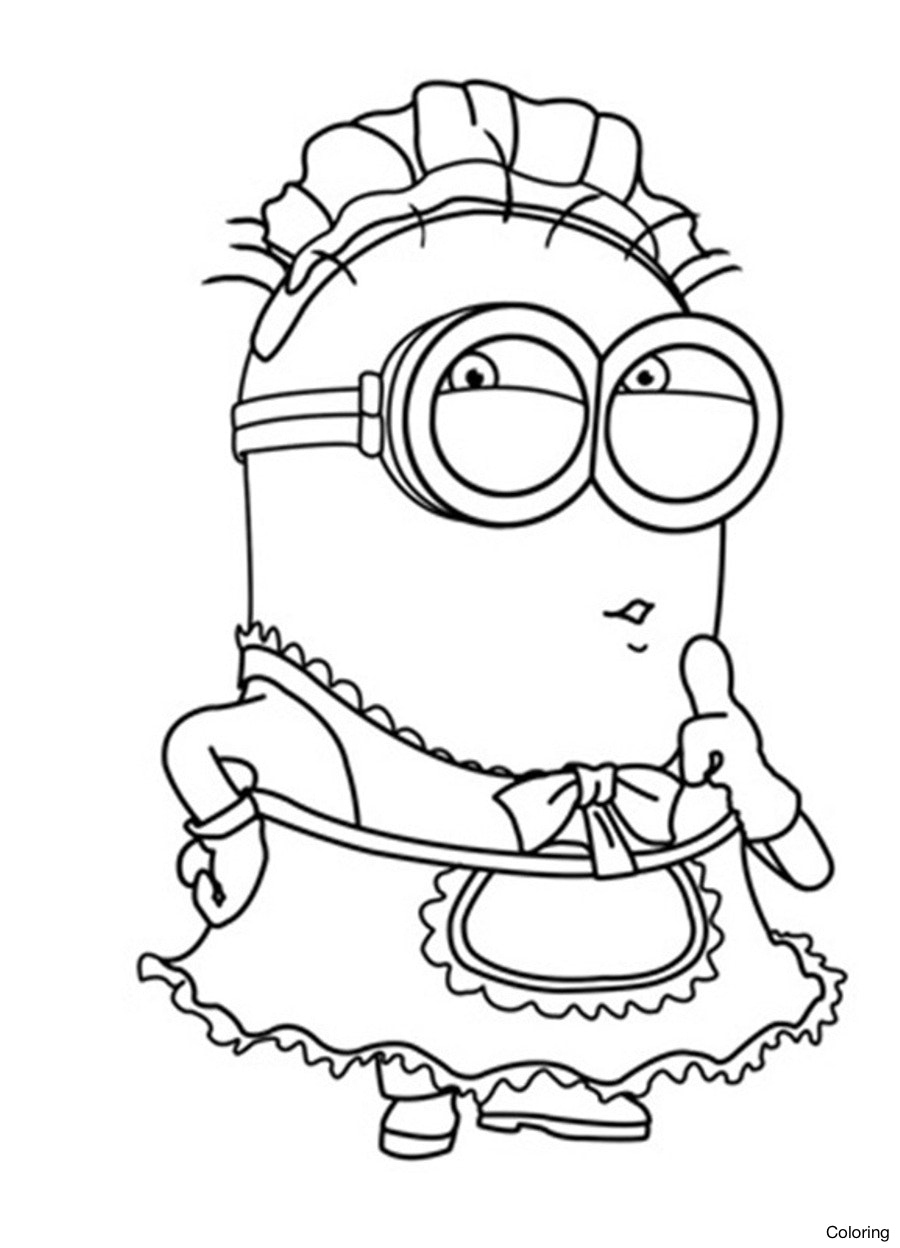 Cute Minion Coloring Pages at GetDrawings - Cute Minion Coloring Pages 31 
