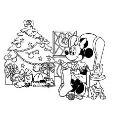 230x230 Mickey And Minnie Mouse Coloring Pages To Print Colouring Pages