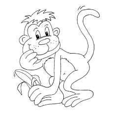 230x230 Top Free Printable Monkey Coloring Pages For Kids