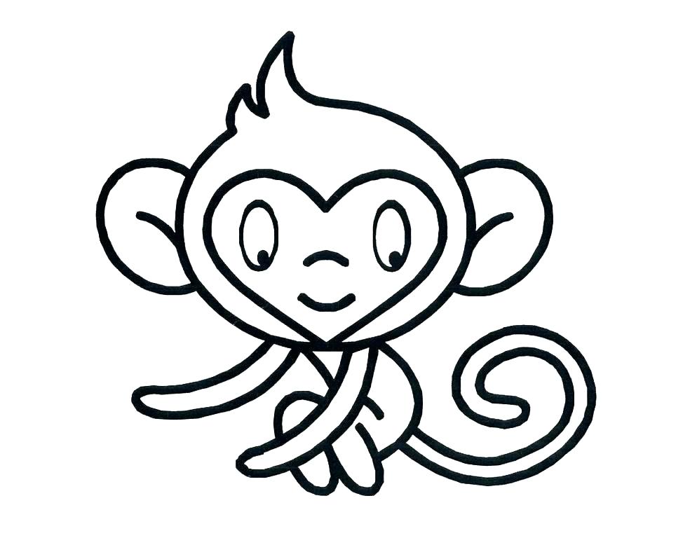 994x768 Cartoon Monkey Coloring Pages Cute Monkey Coloring Pages Coloring