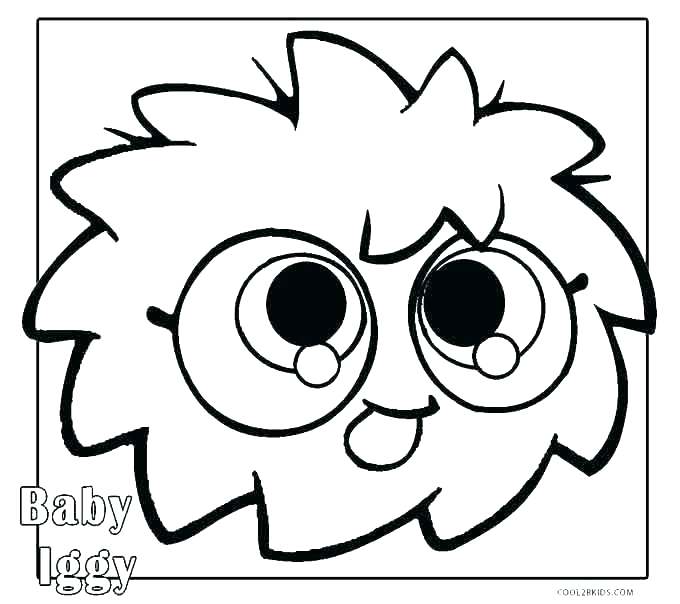680x604 Cute Monster Coloring Pages
