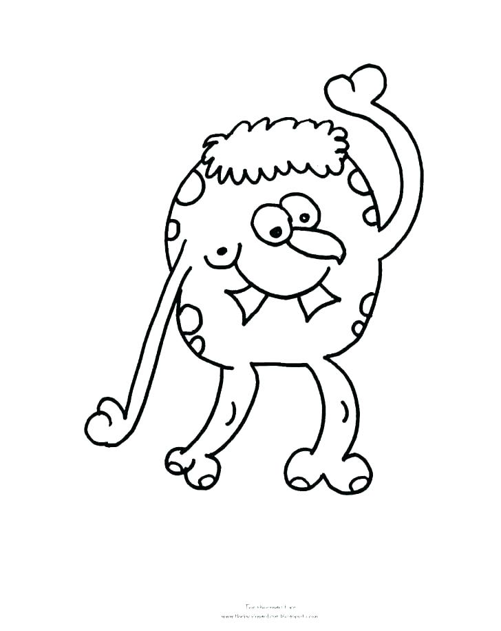 728x916 Printable Monster Coloring Pages Printable Monster Coloring Pages