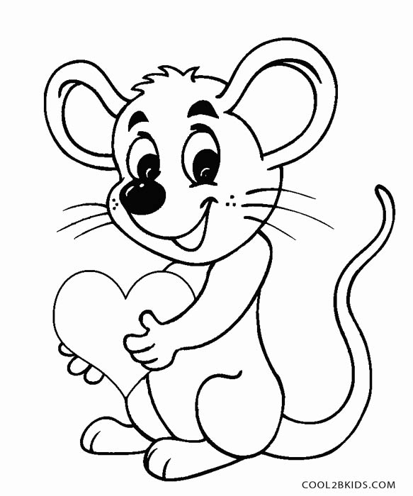 Cute Mouse Coloring Page at GetDrawings.com   Free for personal use ...