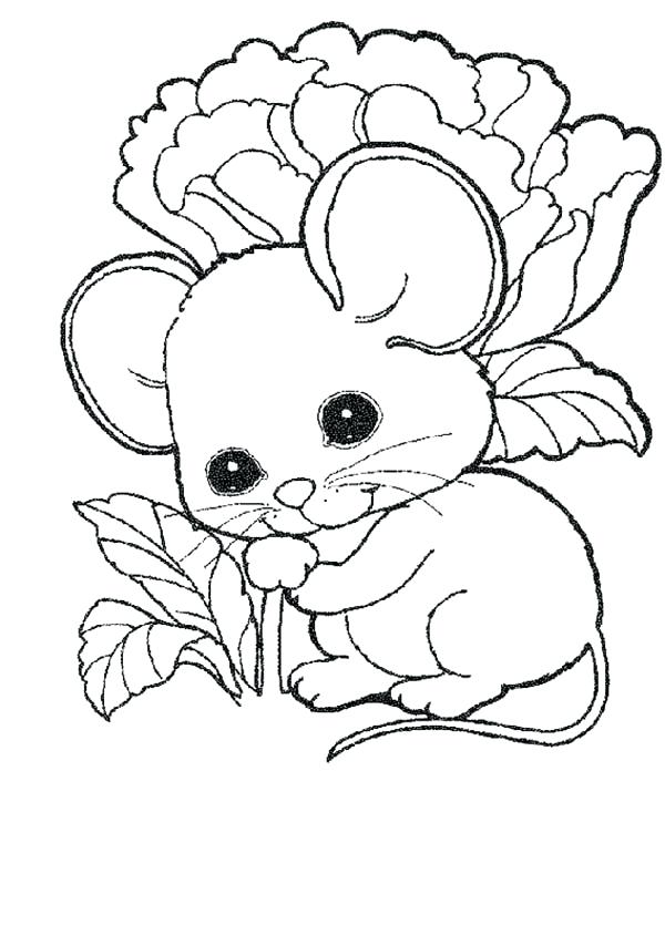 Cute Mouse Coloring Page at GetDrawings.com | Free for personal use