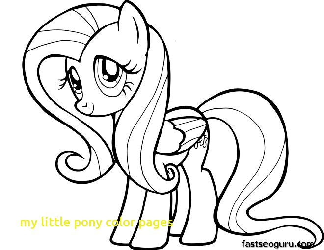 660x510 My Little Pony Color Pages With My Cute Little Pony Coloring Pages