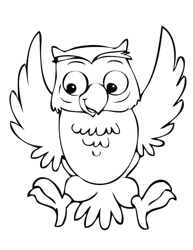 670x867 Owl Coloring Pages Free Printable Printable Owl Coloring Pages