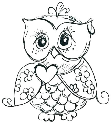 433x482 Printable Coloring Pages Of Owls Printable Coloring Pages Of Cute