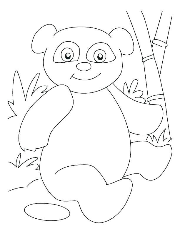Cute Panda Bear Coloring Pages at GetDrawings | Free download
