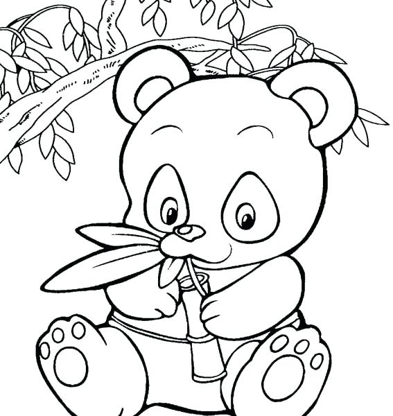 567x600 Panda Bear Coloring Page Coloring Picture Of Panda Bear Panda