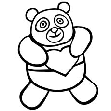 230x230 Top Free Printable Cute Panda Bear Coloring Pages Online