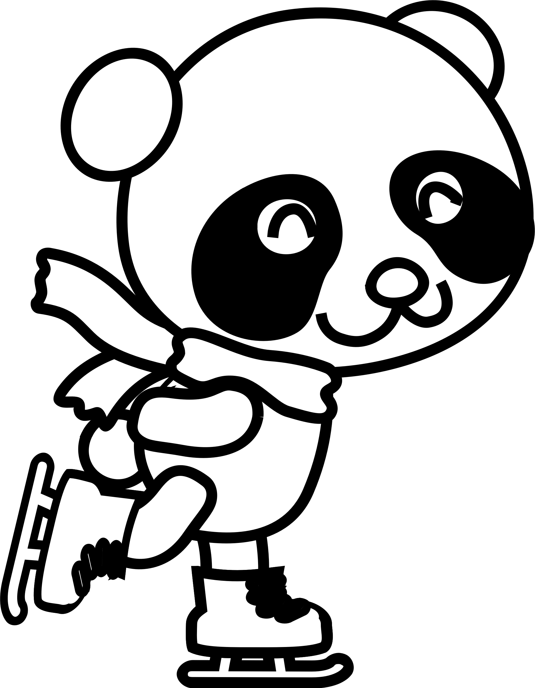 1866x2400 Unique Panda Pictures To Color Magic Printable Best Design For You