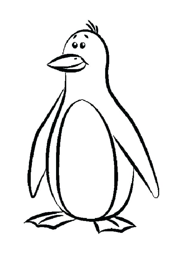 600x853 Penguin Coloring Book Penguins Coloring Page Winter Penguin