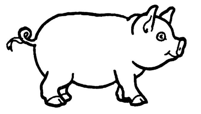 678x386 Cute Pig Coloring Page Kita