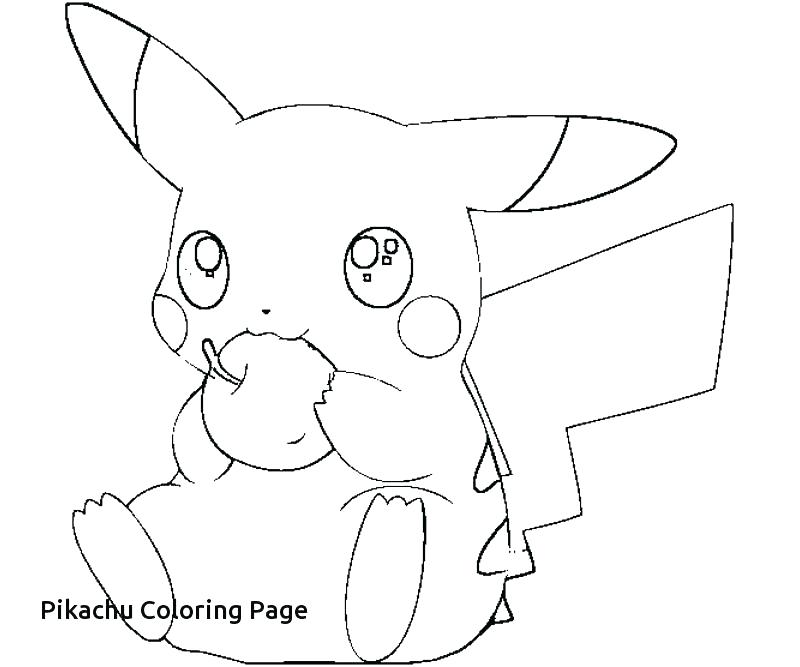 800x667 Pikachu Coloring Page Coloring Page Free Coloring Pages