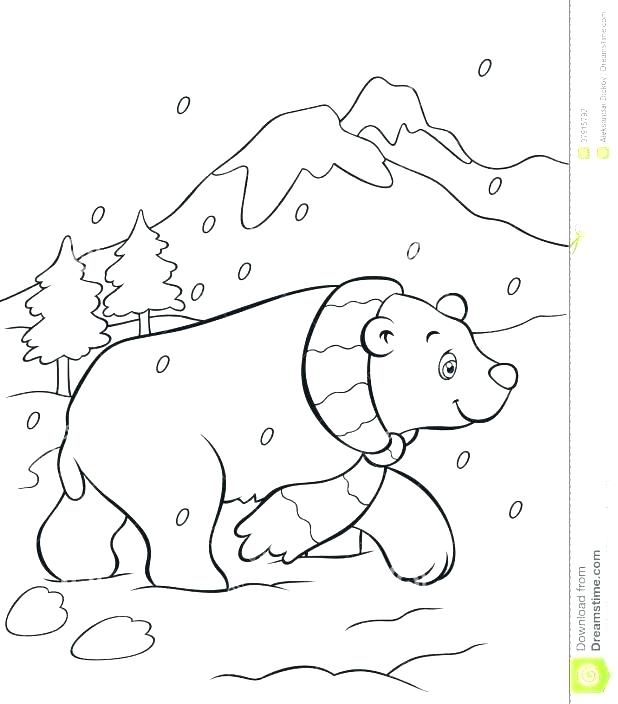 618x704 Polar Bears Coloring Page Polar Bear Coloring Pages Cute Polar