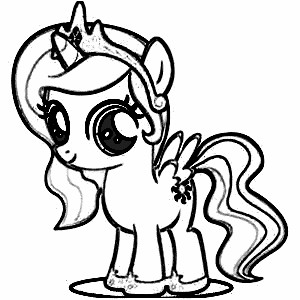 300x300 Best My Little Pony Coloring Pages Free Printable