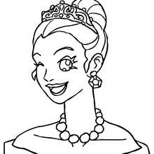 220x220 Princess Pictures Coloring Pages