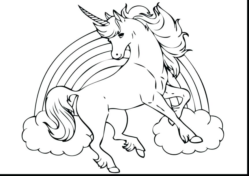 863x609 Unicorn Coloring Pages Printable Unicorn Coloring Pages Pictures