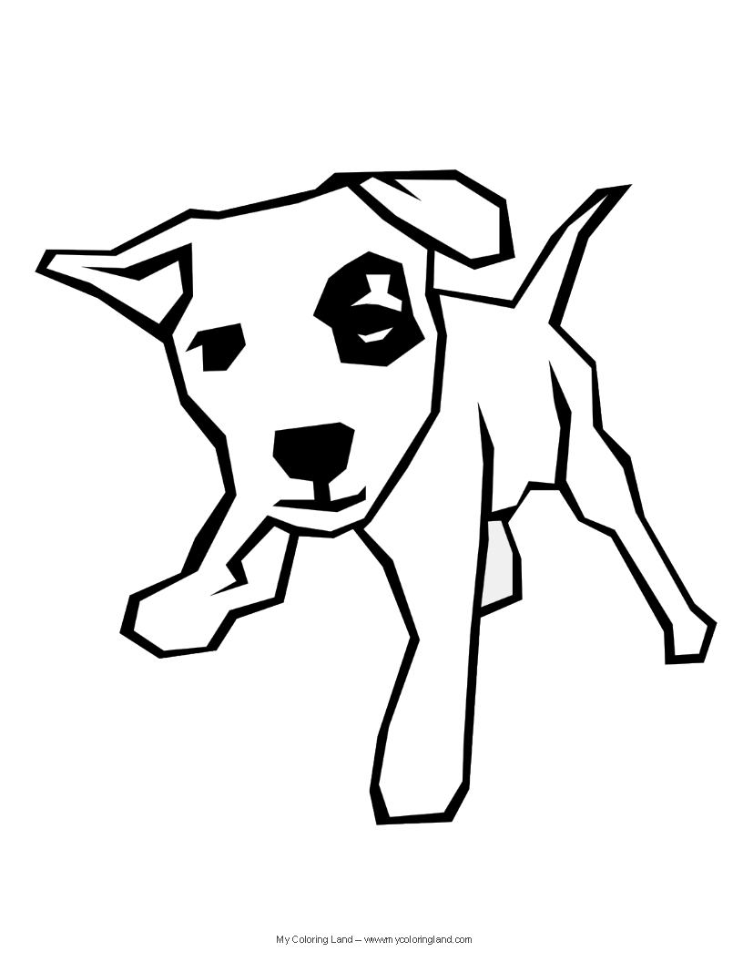816x1056 Puppy Coloring Pages