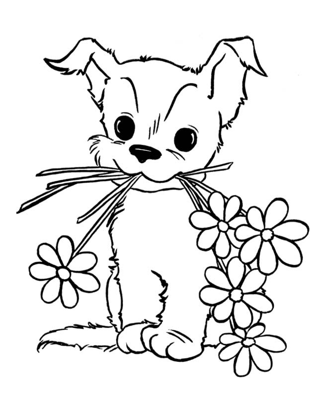 650x796 Cute Puppy Coloring Pages Printable Cute Puppy Coloring Pages