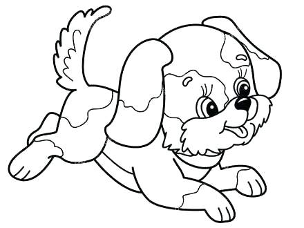 440x330 Cute Puppies Coloring Pages To Print Cute Puppy Pictures To Print