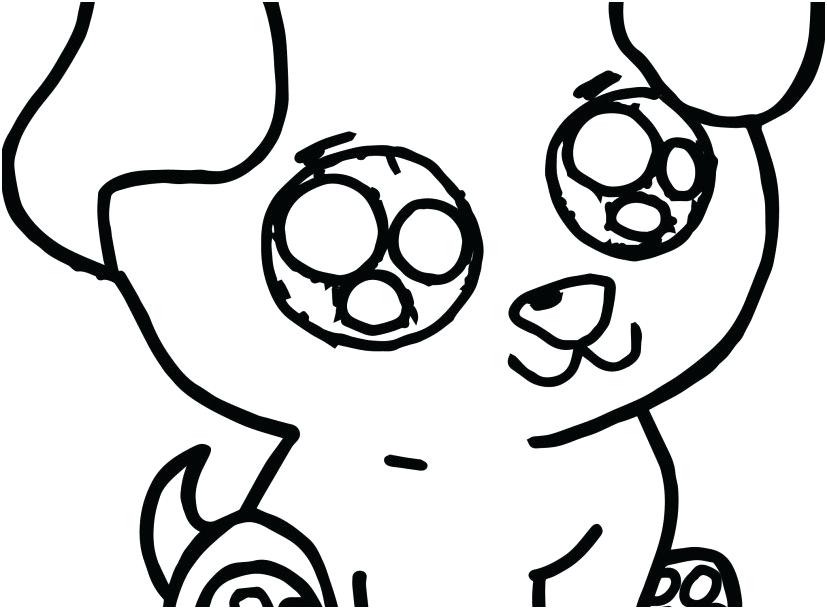 827x609 Free Puppy Coloring Pages