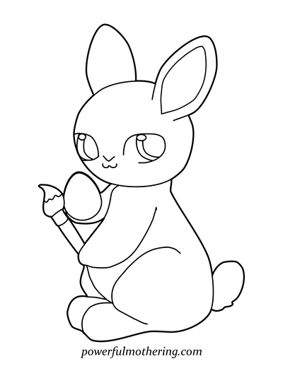 Rabbit Outline Drawing at GetDrawings | Free download