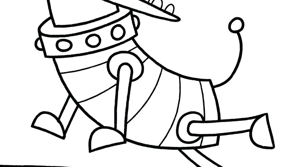 Cute Robot Coloring Pages at GetDrawings | Free download